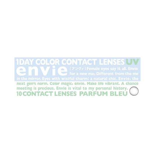 Envie Parfum Series Daily Disposable PARFUM BLEU Colored Contact Lenses 10 Pieces